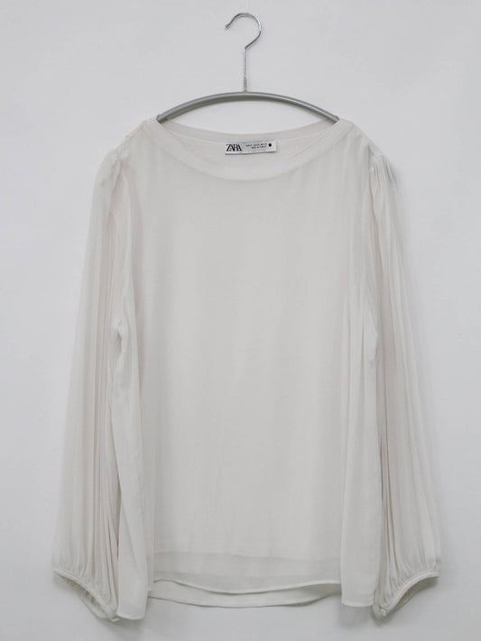 ZARA/ザラ/Tシャツ/カットソー/トップス/ホワイト/XS