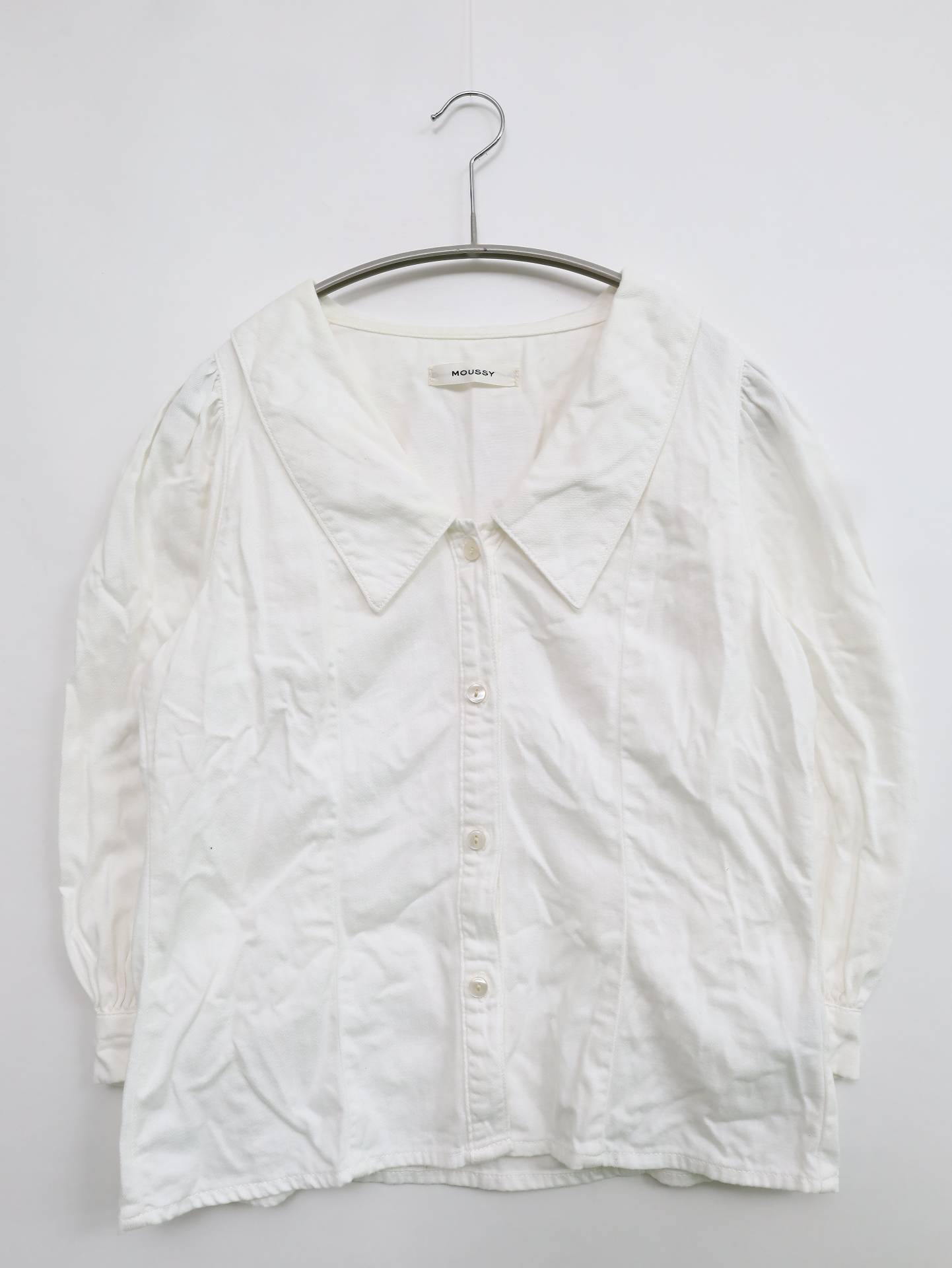 MOUSSY/マウジー/シャツ/ブラウス/トップス/ホワイト/1