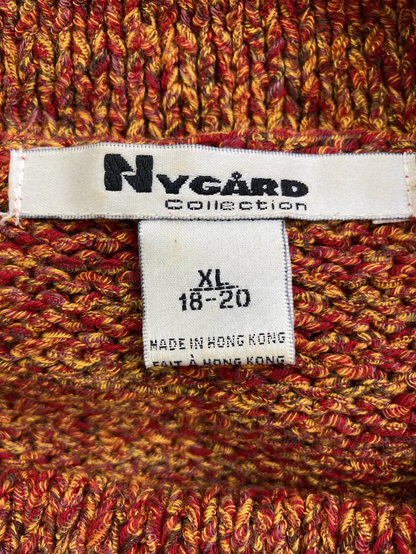 NYGARD/ニット/セーター/トップス/オレンジ/XL