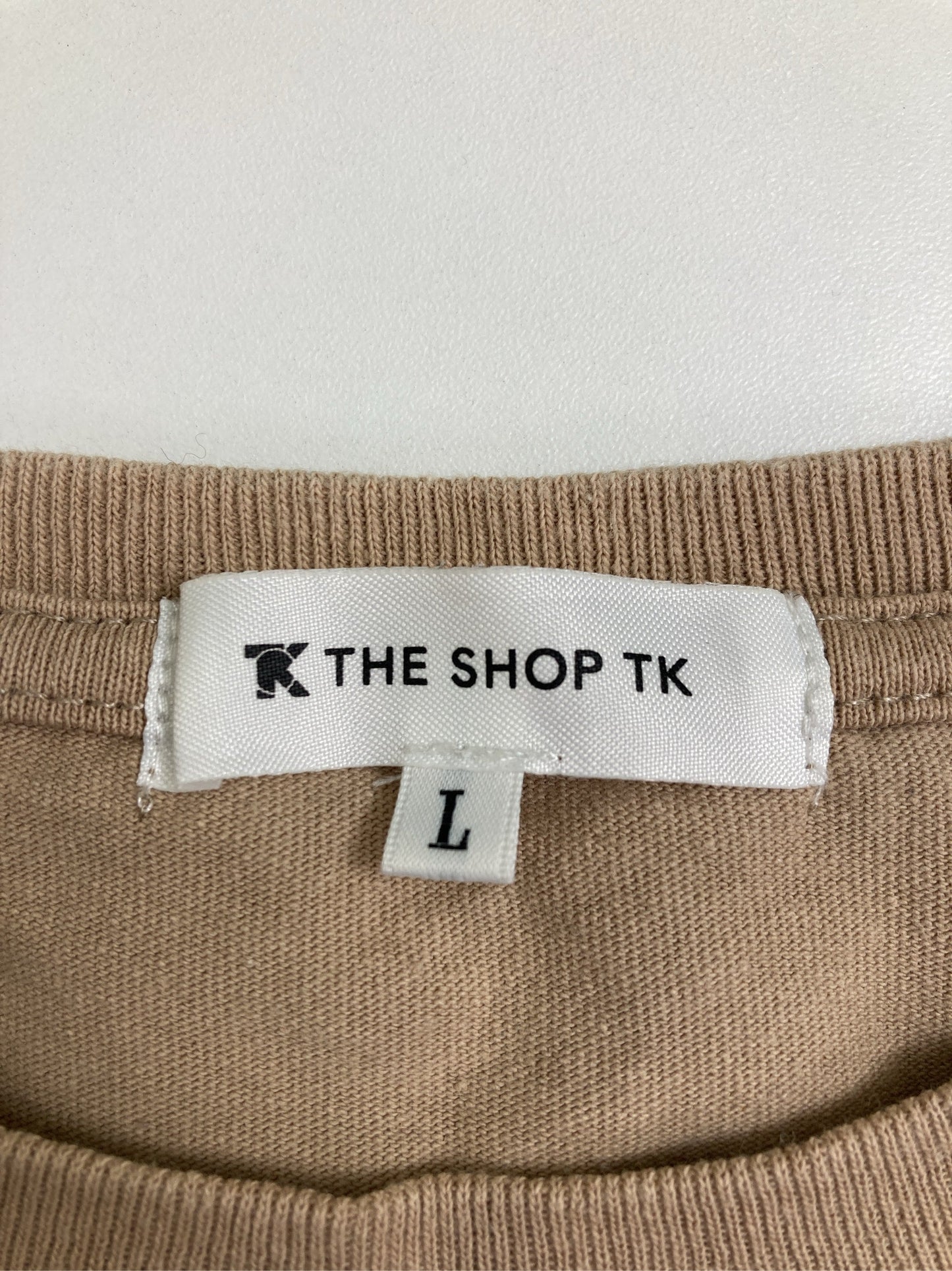 THE SHOP TK/ザショップティーケー/Tシャツ/カットソー/トップス/ベージュ/L