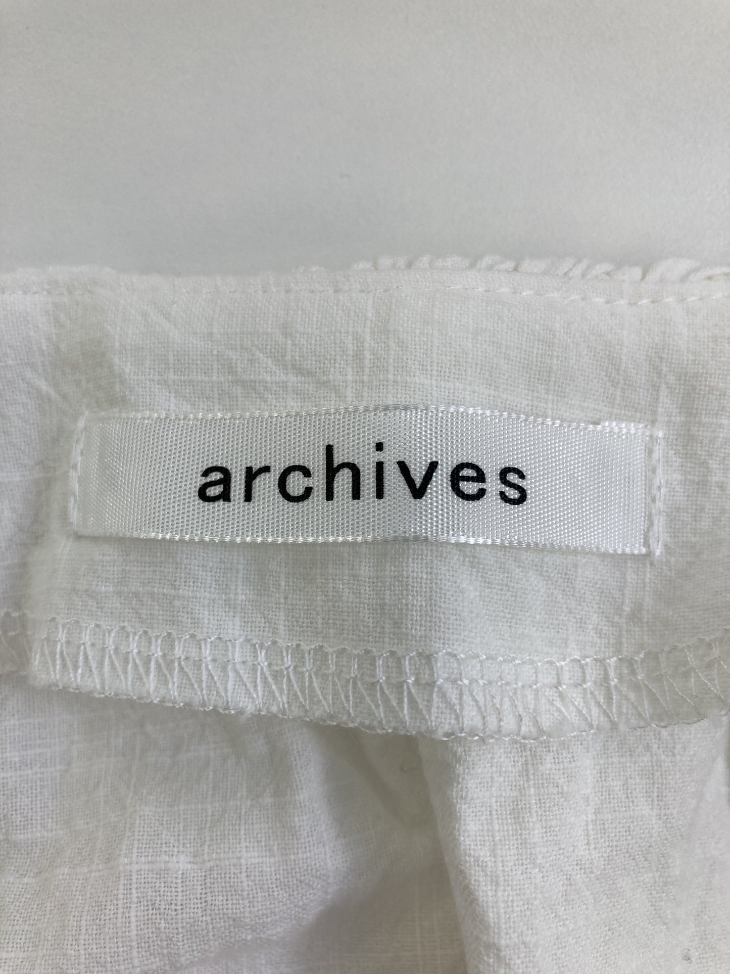 archives/アルシーヴ/シャツ/ブラウス/トップス/ホワイト/M