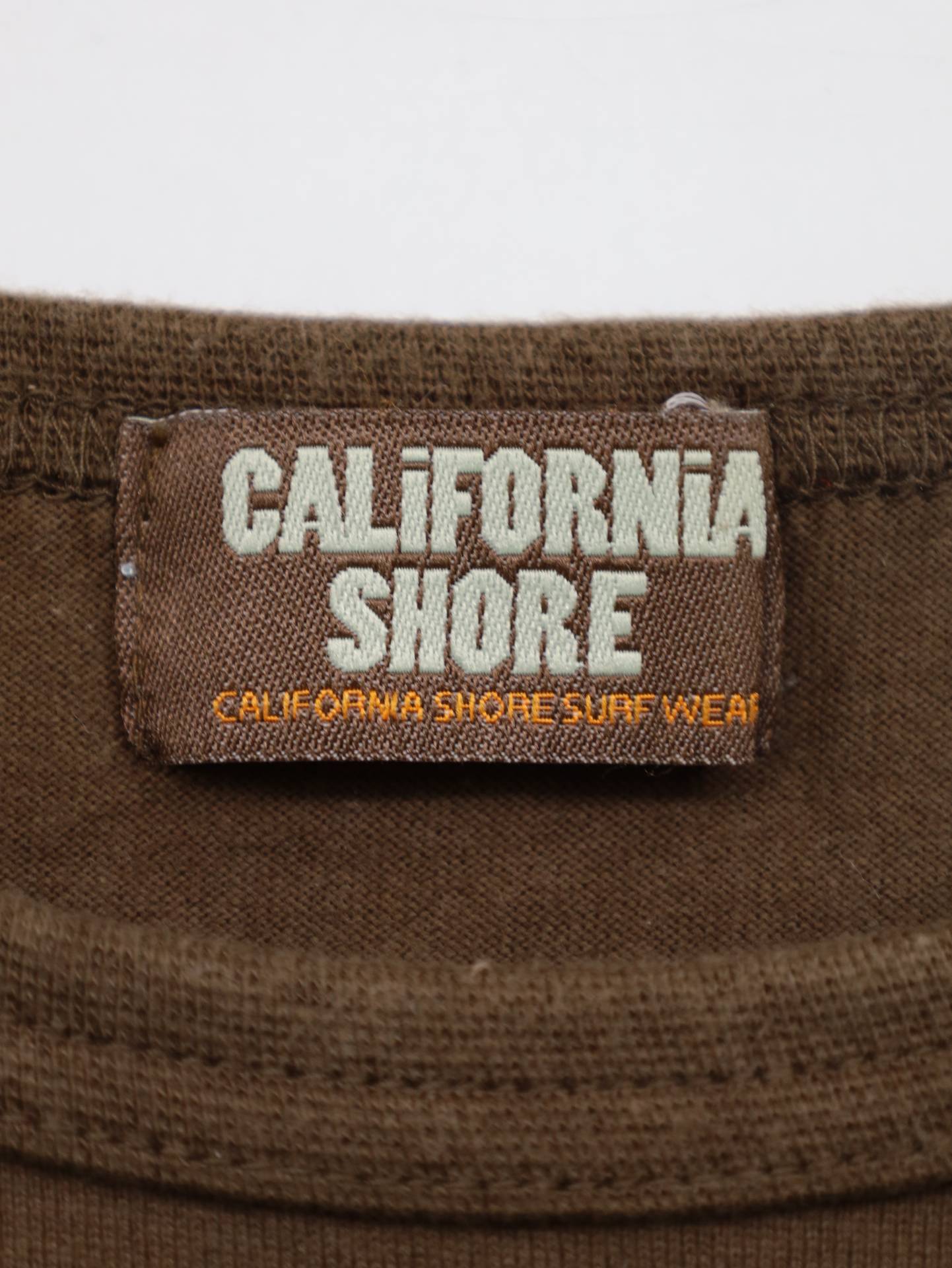CALiFORNiA SHORE/Tシャツ/カットソー/トップス/ブラウン/L