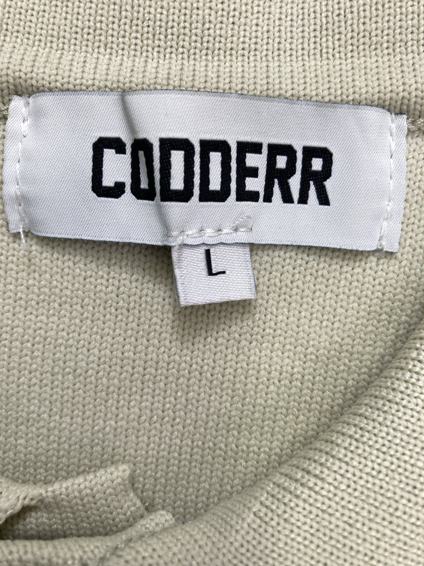 CODDERR/ポロシャツ/トップス/ベージュ/L