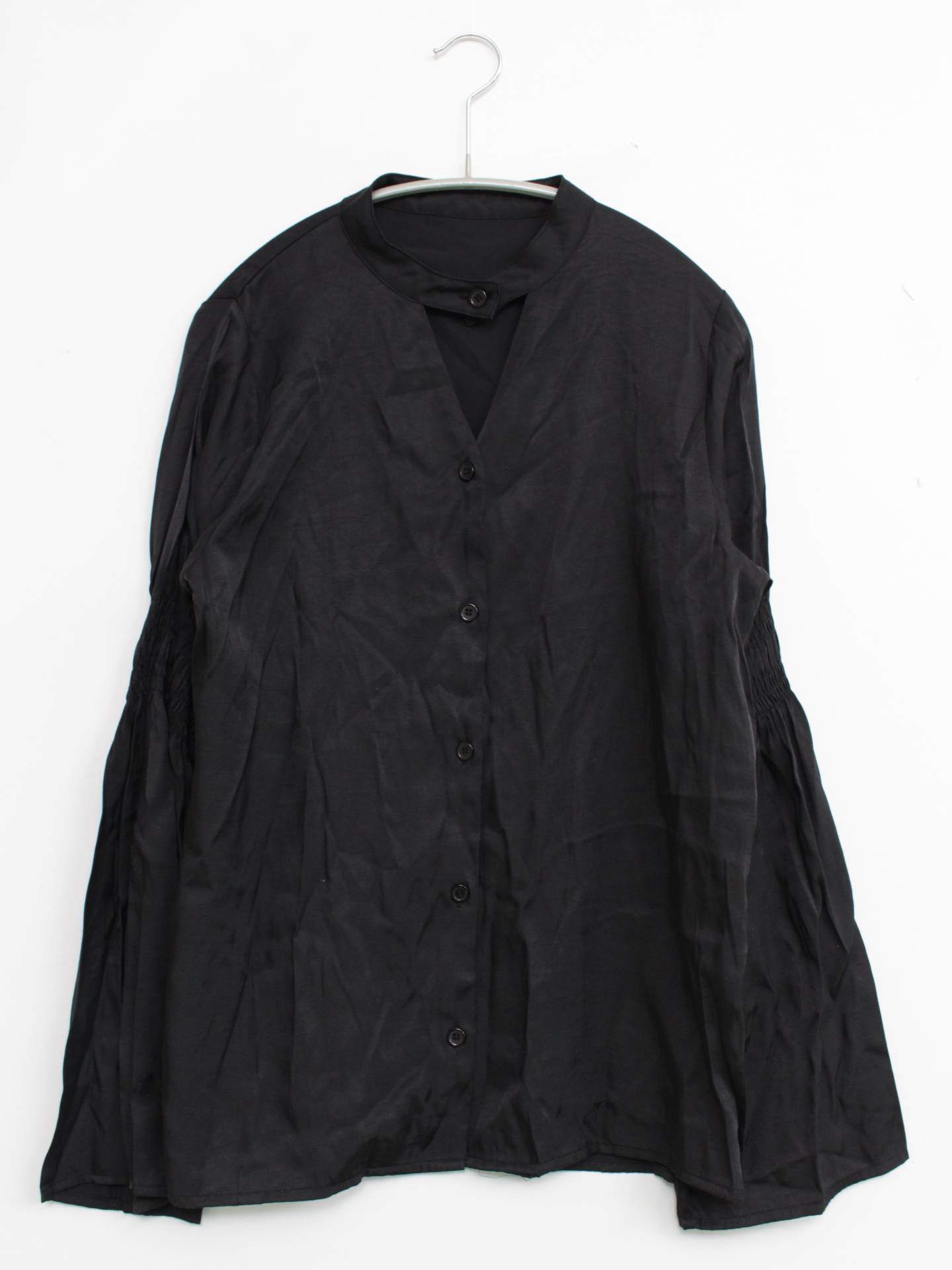 Adoon plain/シャツ/ブラウス/トップス/ブラック/F