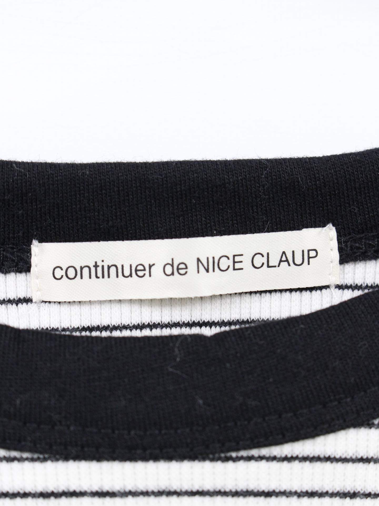 continuer de NICE CLAUP/Tシャツ/カットソー/トップス/ブラック/F