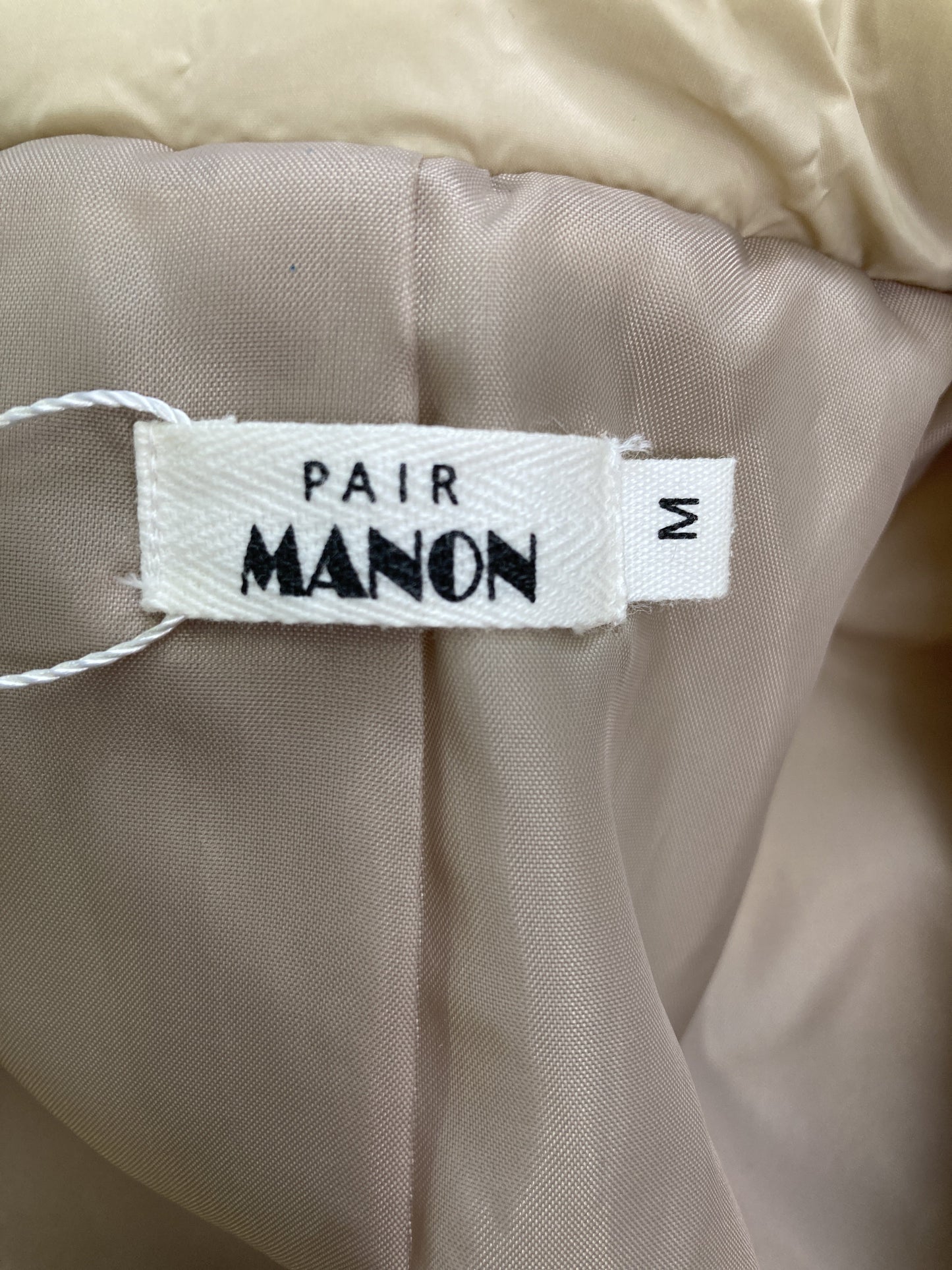 PAIR MANON/ダウンジャケット/コート/ジャケット/アウター/ベージュ/M