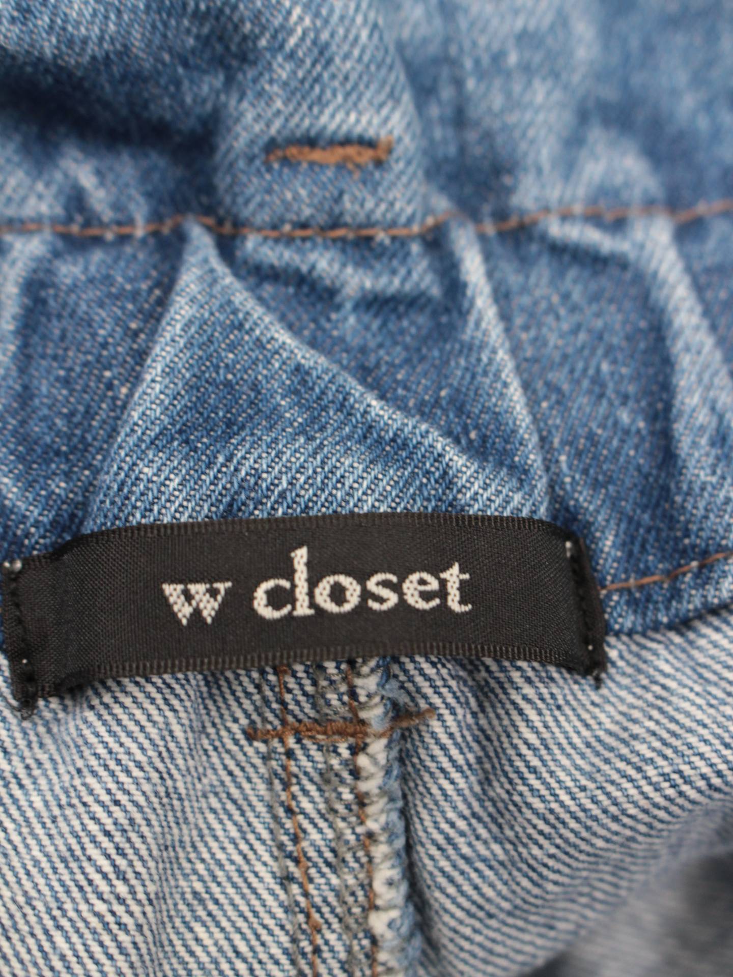 w closet/ダブルクローゼット/デニムパンツ/パンツ/ブルー/F