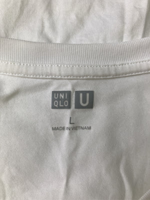 UNIQLO U/ユニクロユー/Tシャツ/カットソー/トップス/ホワイト/L