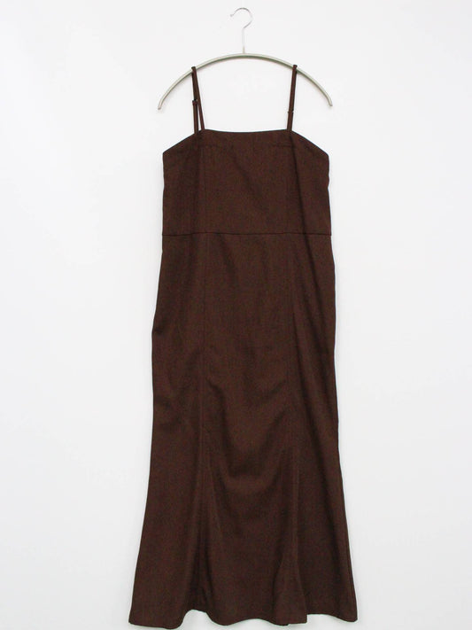 AUNT MARIE'S/ワンピース/ワンピース/ドレス/ブラウン/F