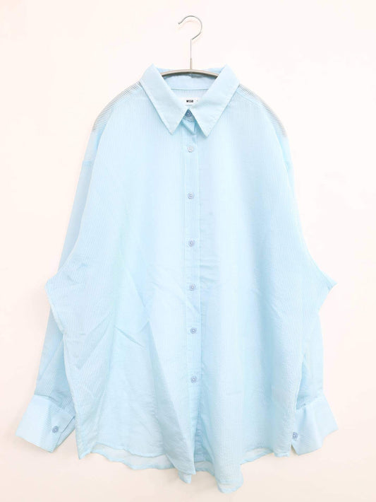 WEGO/ウィゴー/シャツ/ブラウス/トップス/スカイブルー/M