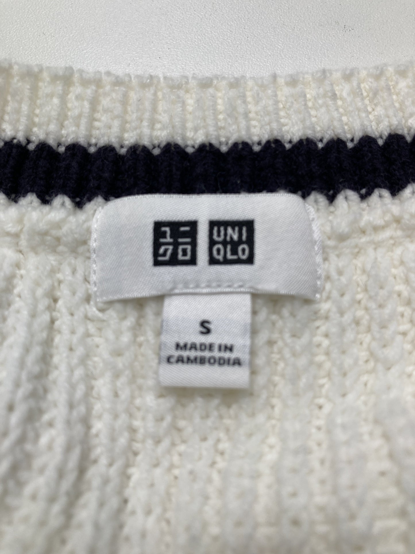 UNIQLO/ユニクロ/ベスト/トップス/ホワイト/S