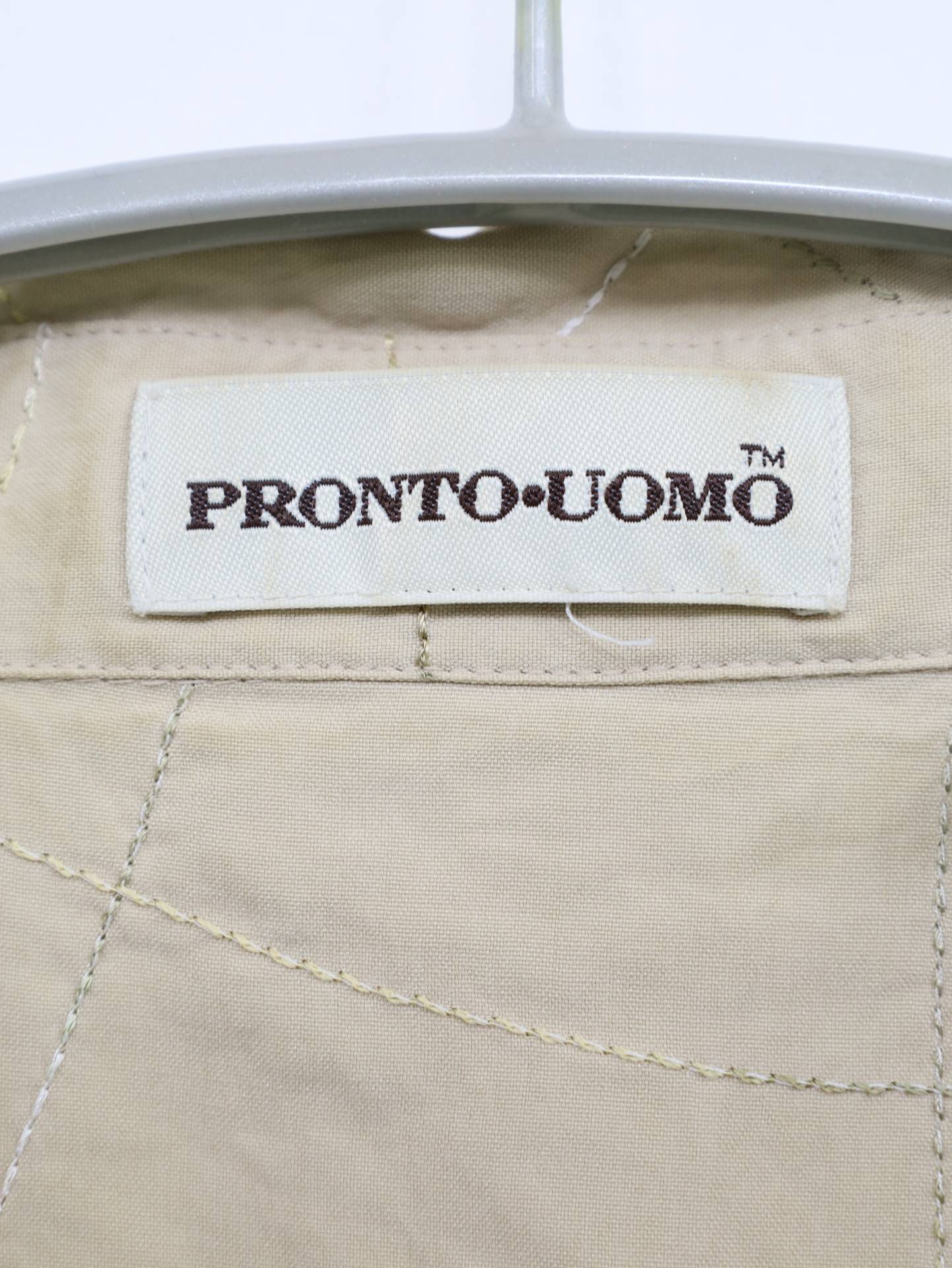 PRONTO・UOMO/Tシャツ/カットソー/トップス/ベージュ