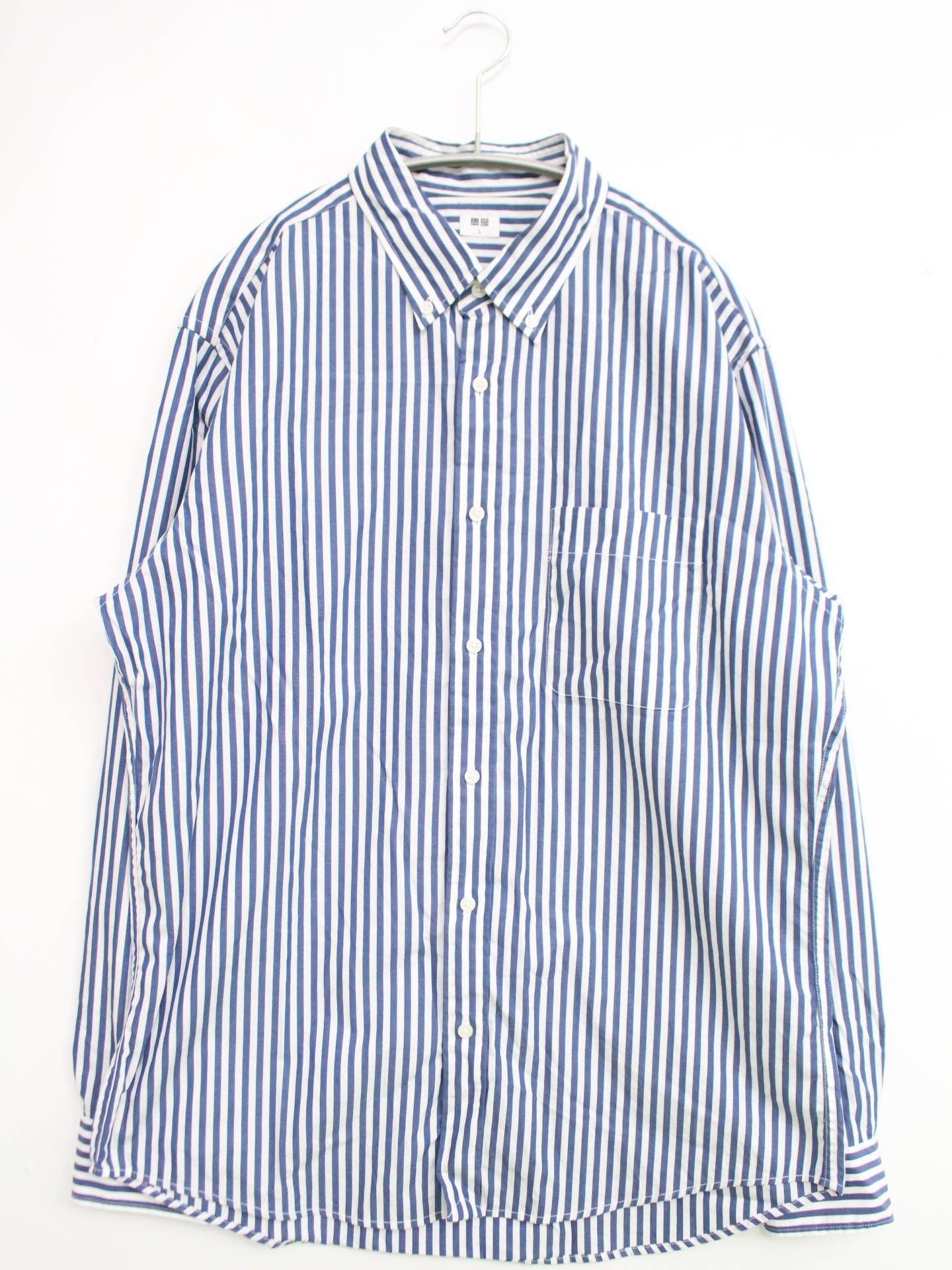 UNIQLO/ユニクロ/シャツ/ブラウス/トップス/ブルー/L