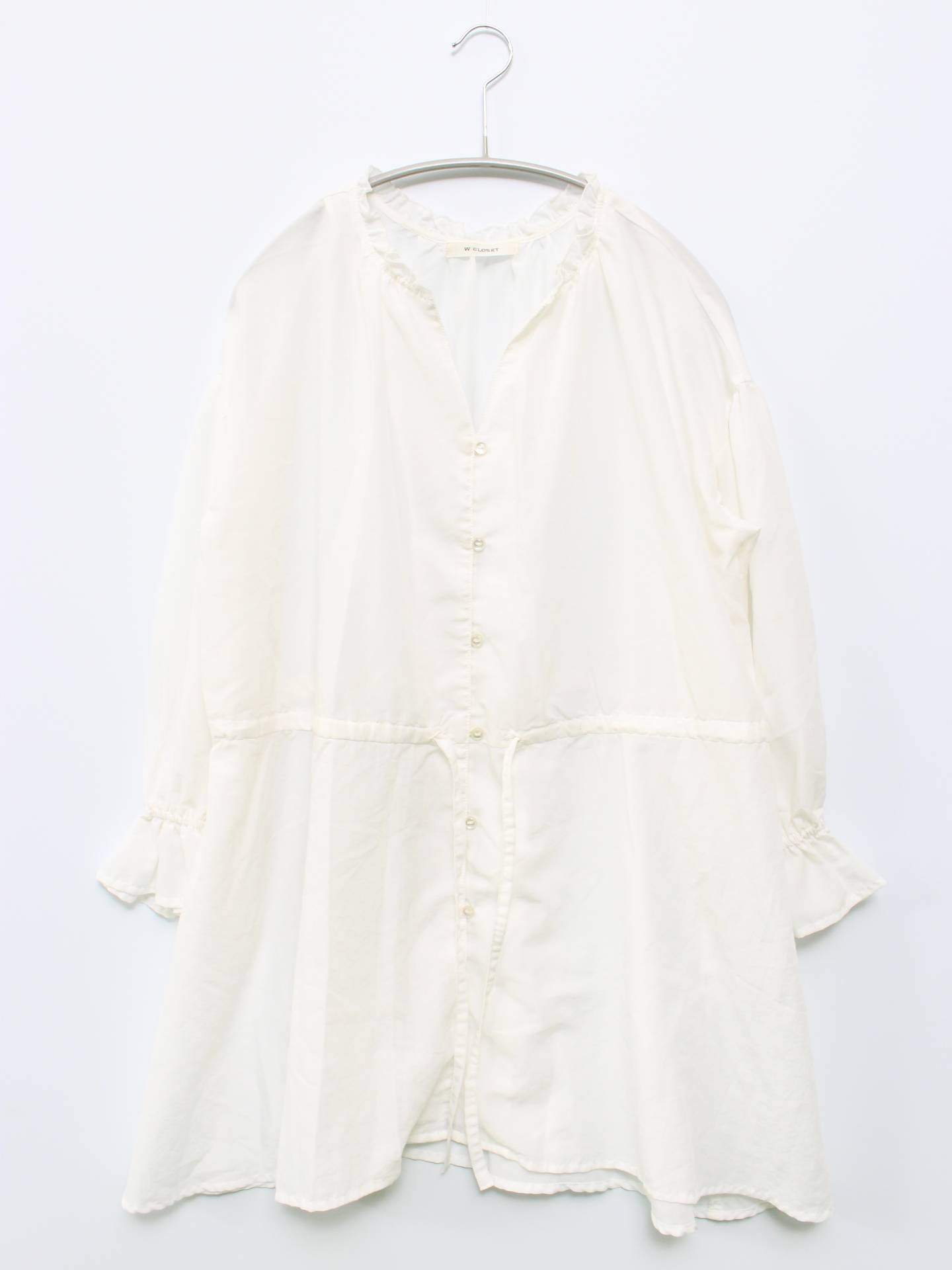 w closet/ダブルクローゼット/シャツ/ブラウス/トップス/ホワイト/F