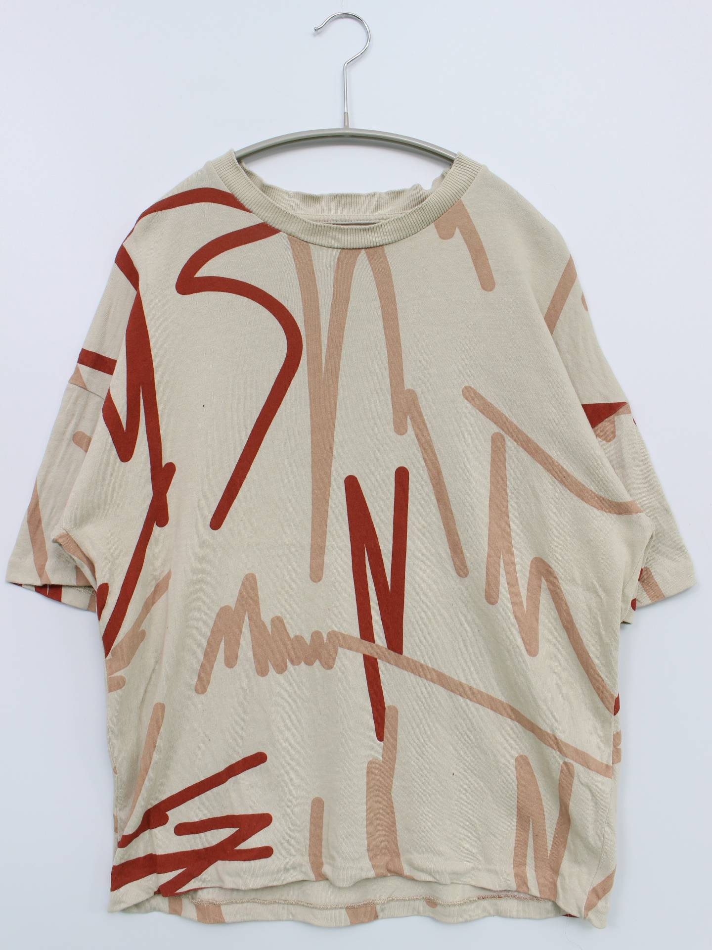 ZARA/Tシャツ/カットソー/トップス/ブラウン/S