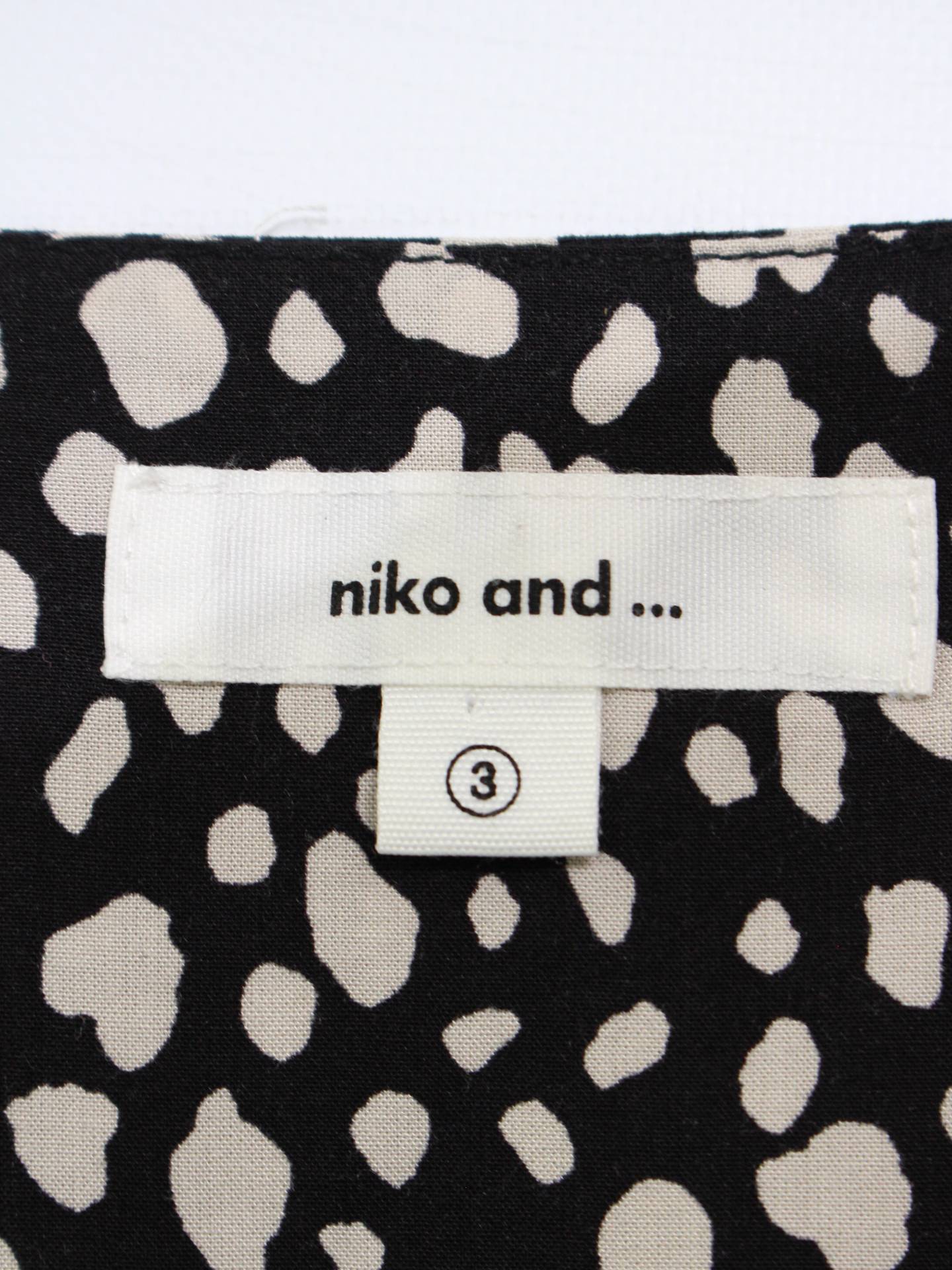 niko and .../ニコアンド/シャツ/ブラウス/トップス/ブラック/3