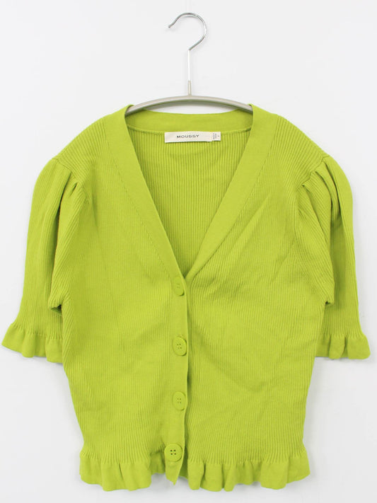 MOUSSY/マウジー/ニット/セーター/トップス/ライトグリーン/F