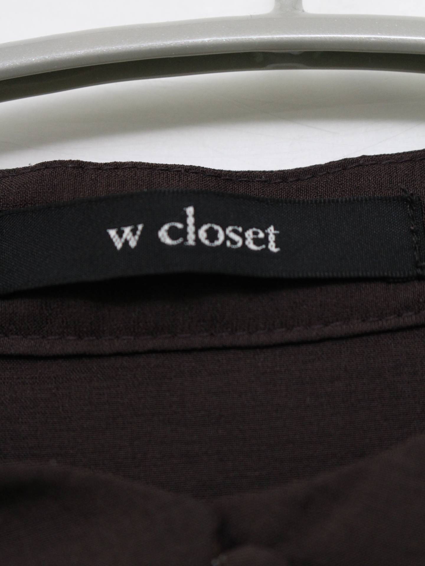 w closet/ダブルクローゼット/ワンピース/ワンピース/ドレス/ブラウン