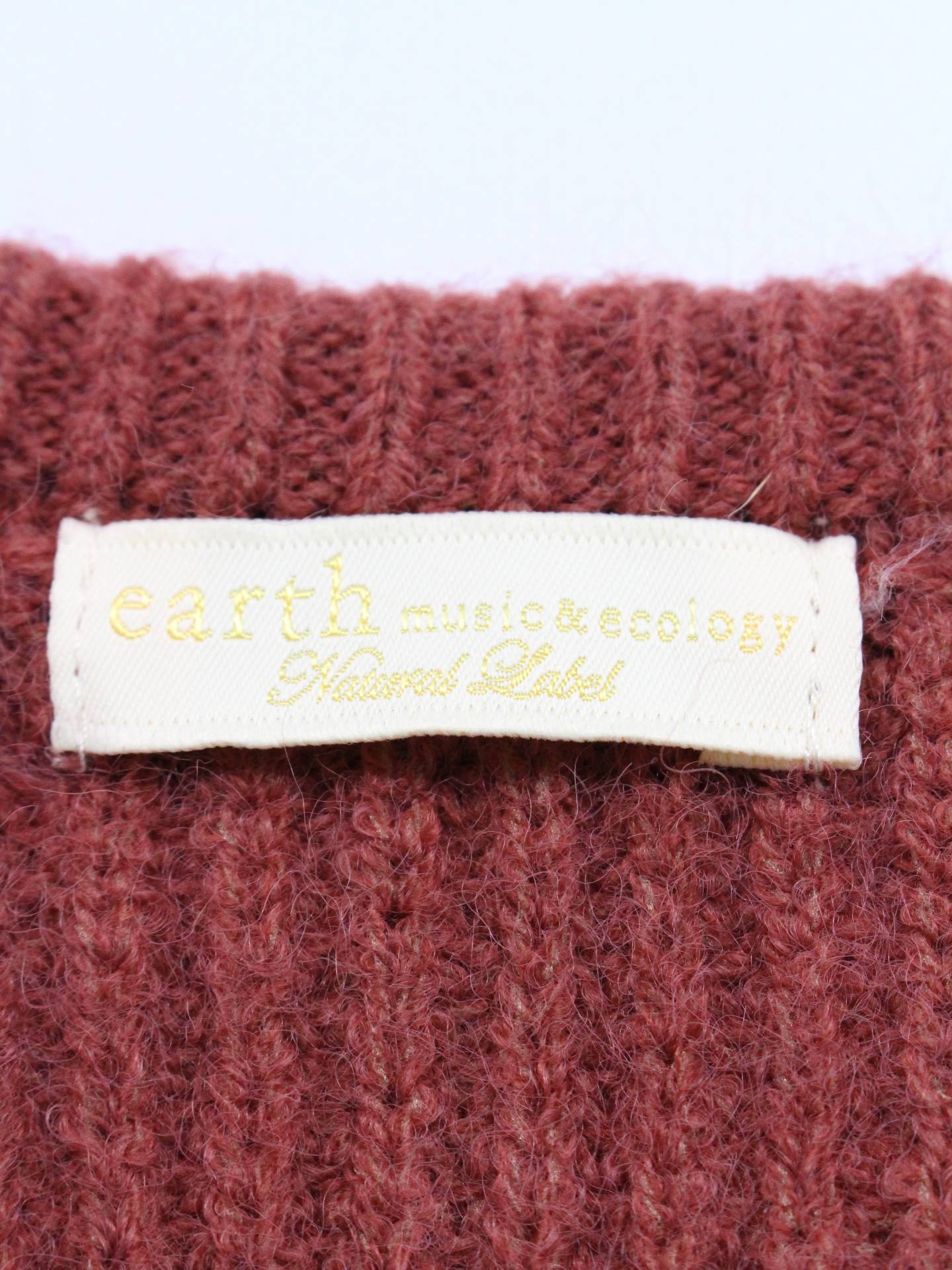 earth music&ecology/アースミュージックアンドエコロジー/ニット/セーター/トップス/レッド/F