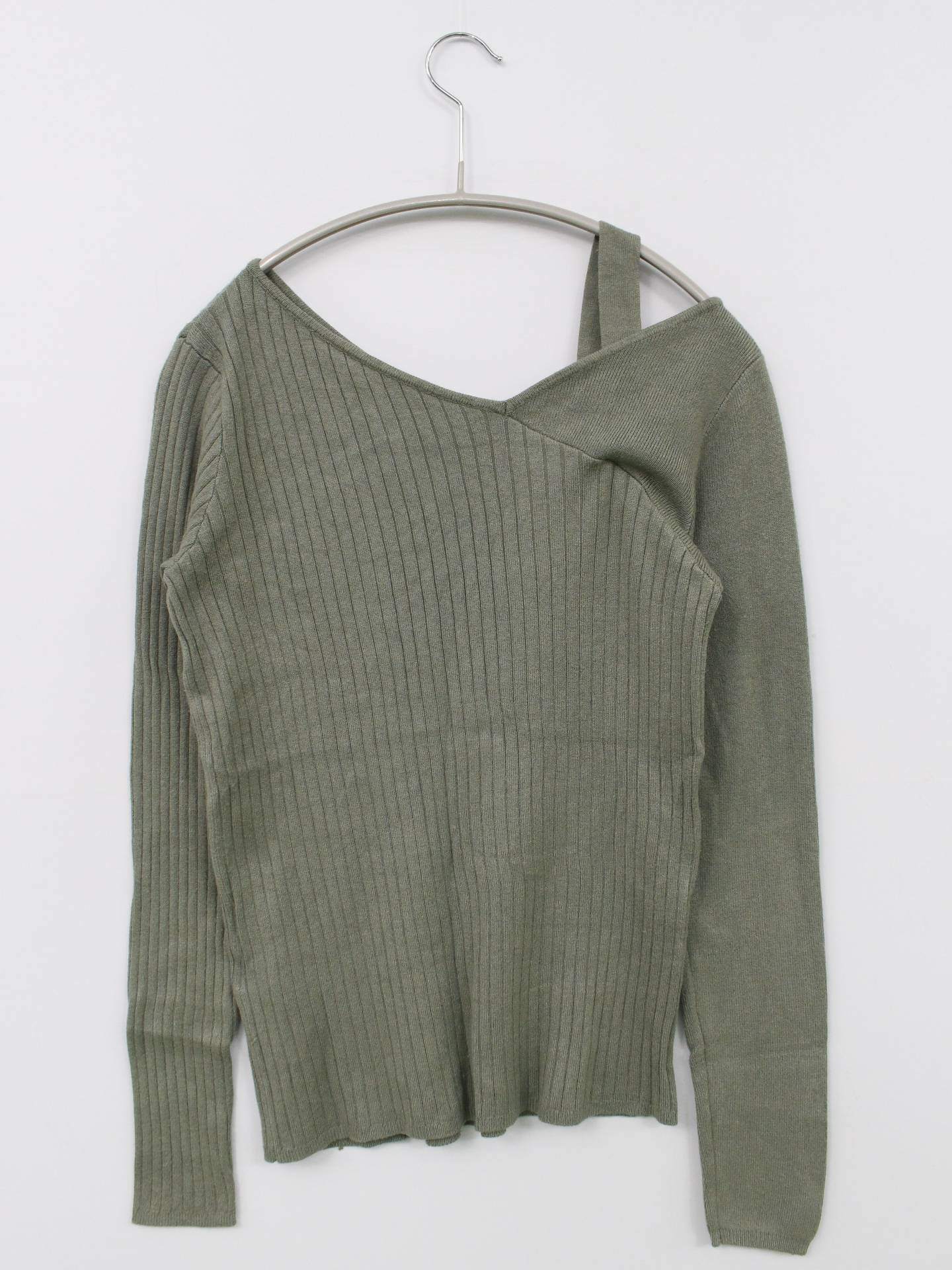 AZUL by MOUSSY/ニット/セーター/トップス/グレー/S