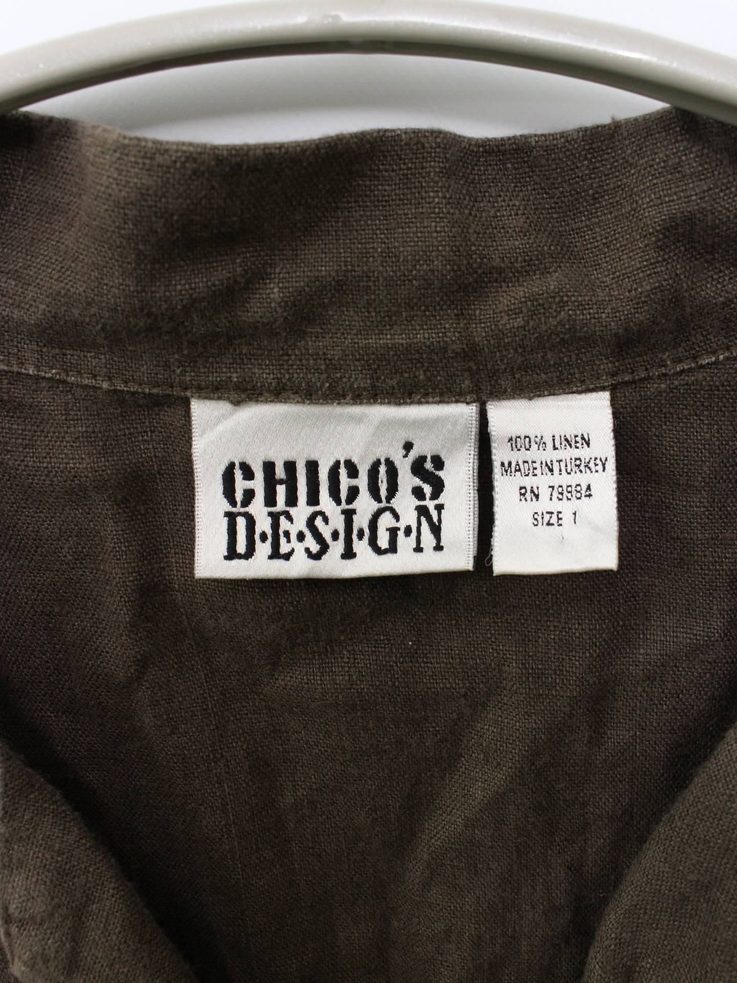 CHICO'S DESIGN/シャツ/ブラウス/トップス/ブラウン/1