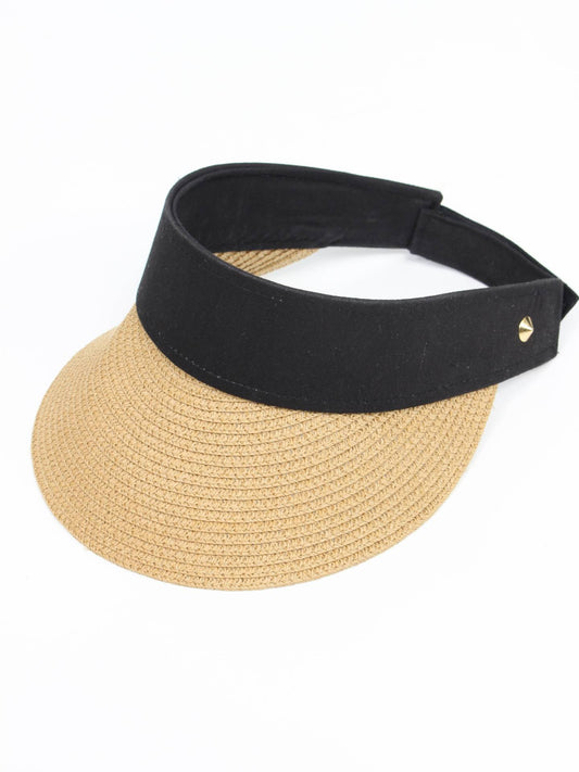 サンバイザー/帽子/ベージュ