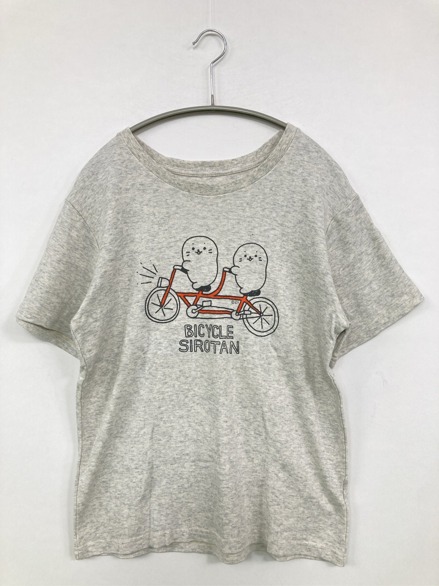 Tシャツ/カットソー/トップス/グレー