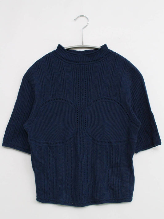 UNIQLO/ユニクロ/ニット/セーター/トップス/ネイビー/L