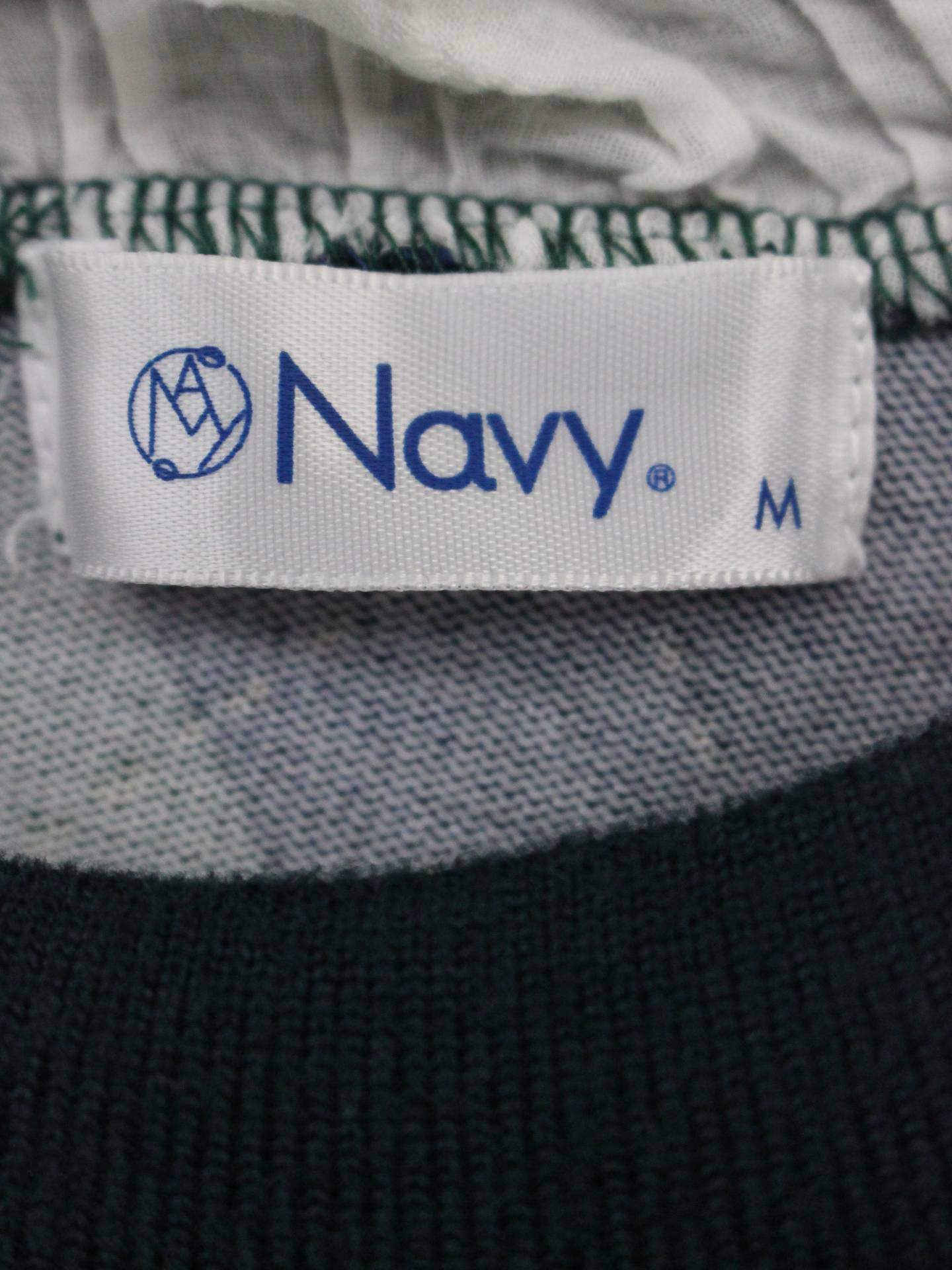 NAVY/スウェット/トップス/グリーン/M
