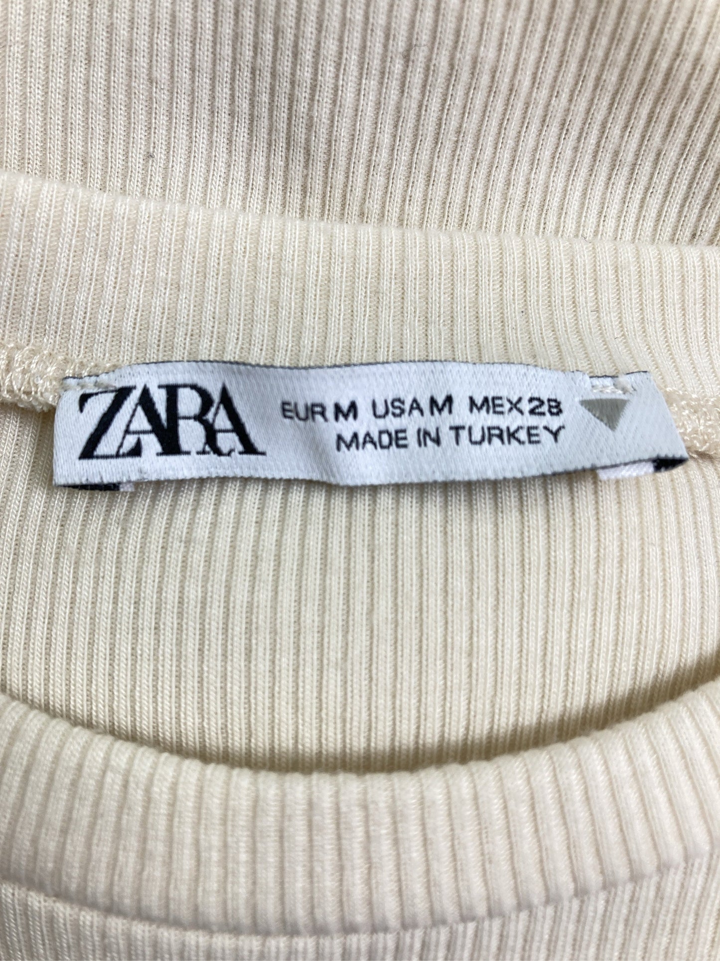 ZARA/ザラ/ニット/セーター/トップス/アイボリー/M