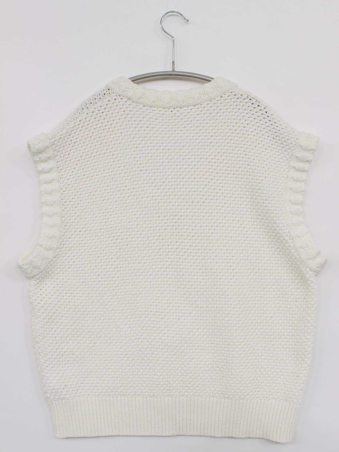 d'zzit/ベスト/トップス/ホワイト/XS