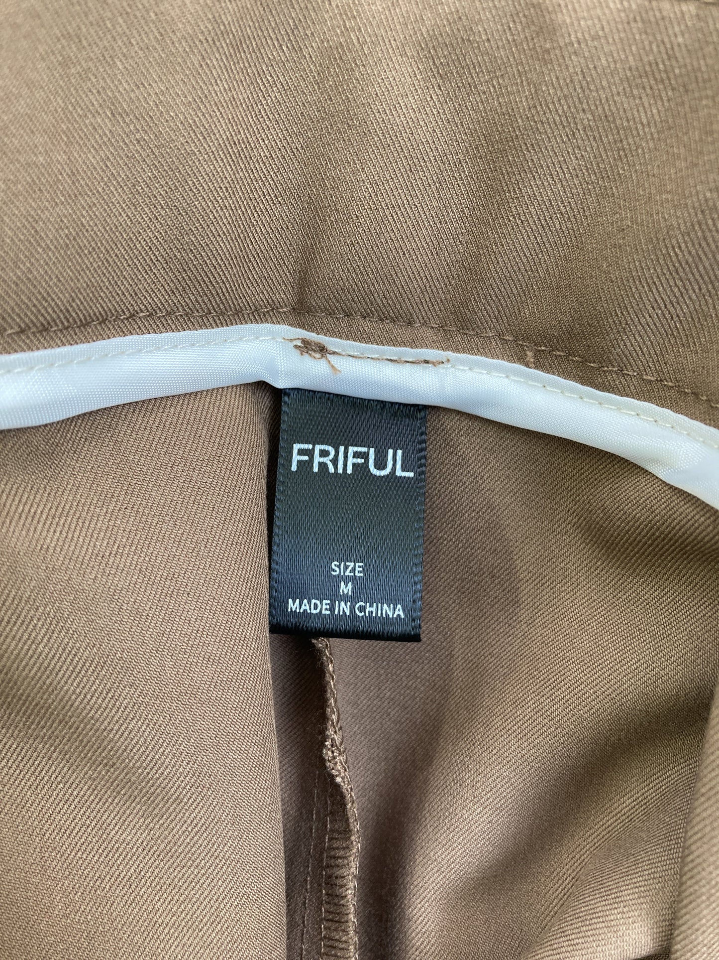 FRIFUL/スラックス/パンツ/ブラウン/M