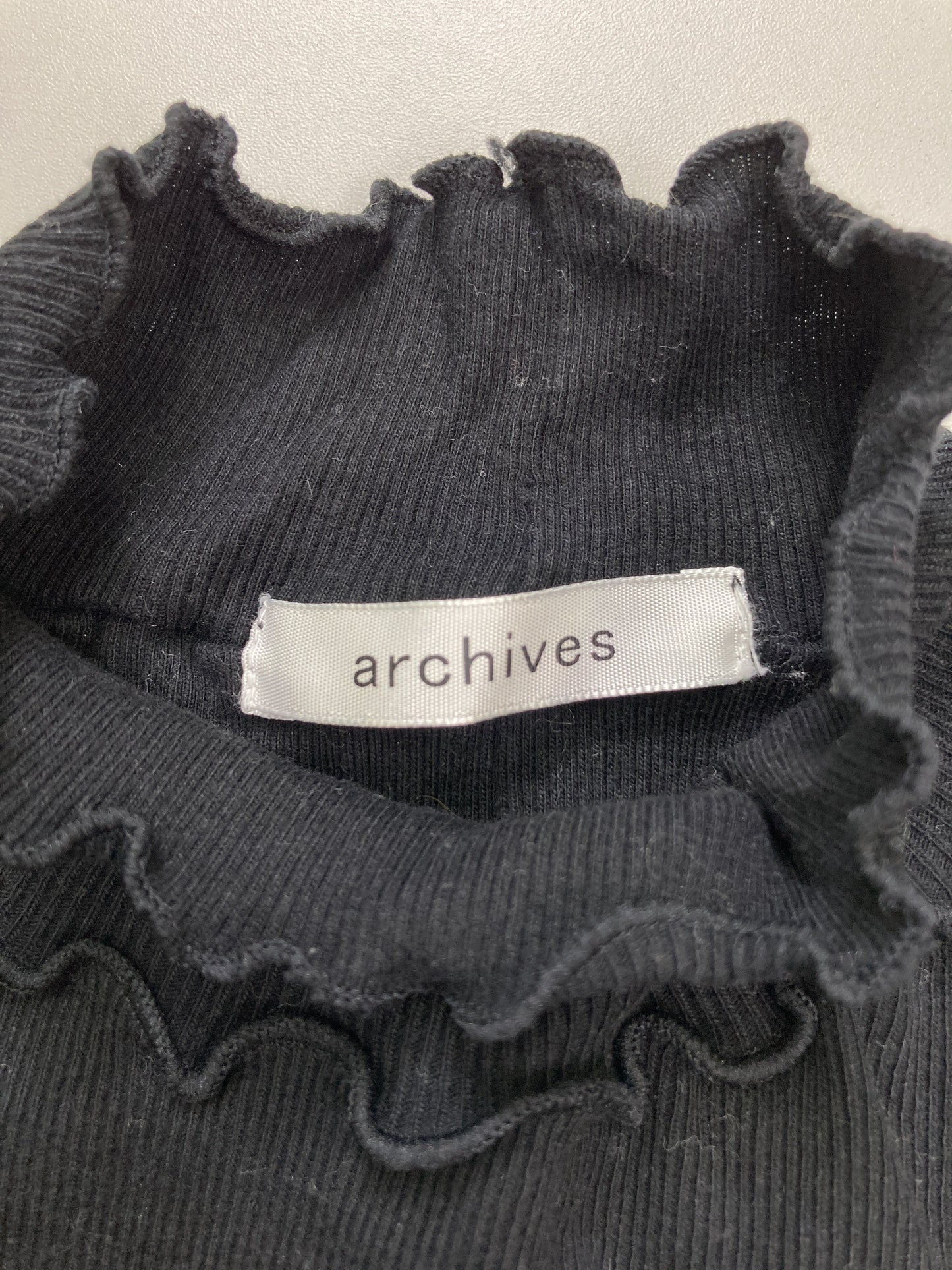 archives/アルシーヴ/Tシャツ/カットソー/トップス/ブラック/M