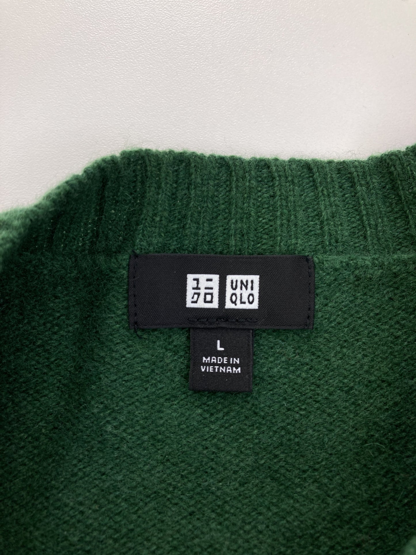 UNIQLO/ユニクロ/ニット/セーター/トップス/グリーン/L