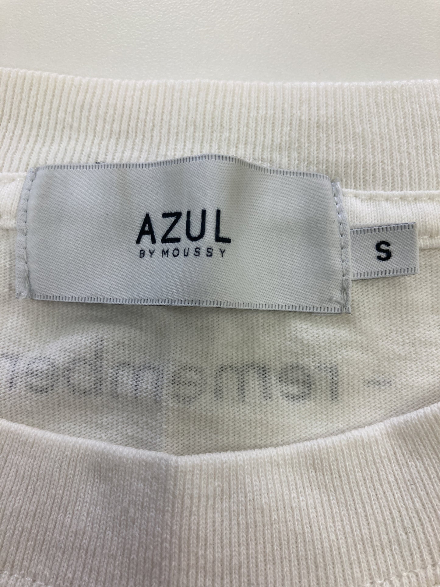 AZUL by MOUSSY/Tシャツ/カットソー/トップス/ホワイト/S