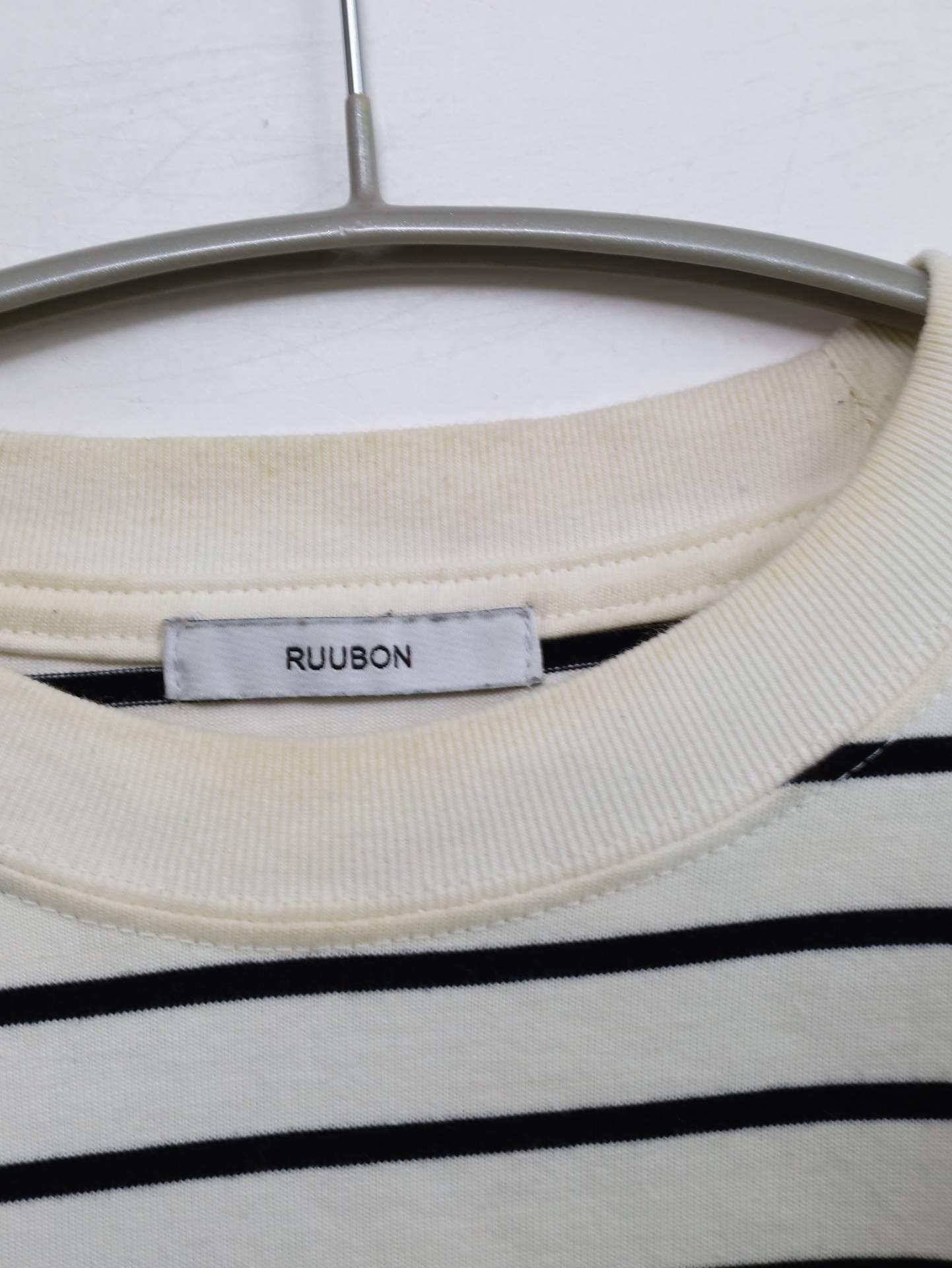 RUUBON/Tシャツ/カットソー/トップス/ホワイト/M