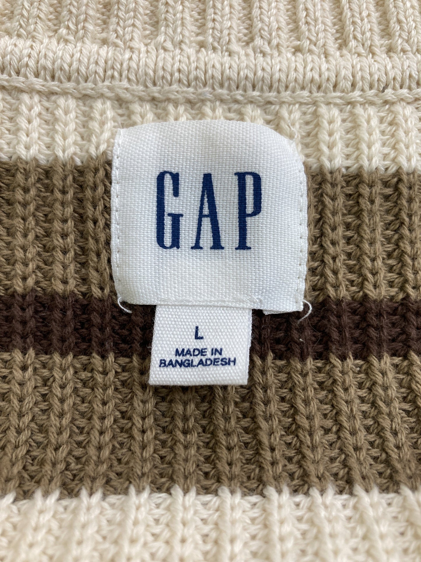 GAP/ギャップ/ニット/セーター/トップス/ベージュ/L