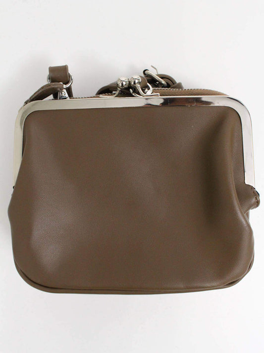 ショルダーバッグ/バッグ/ブラウン