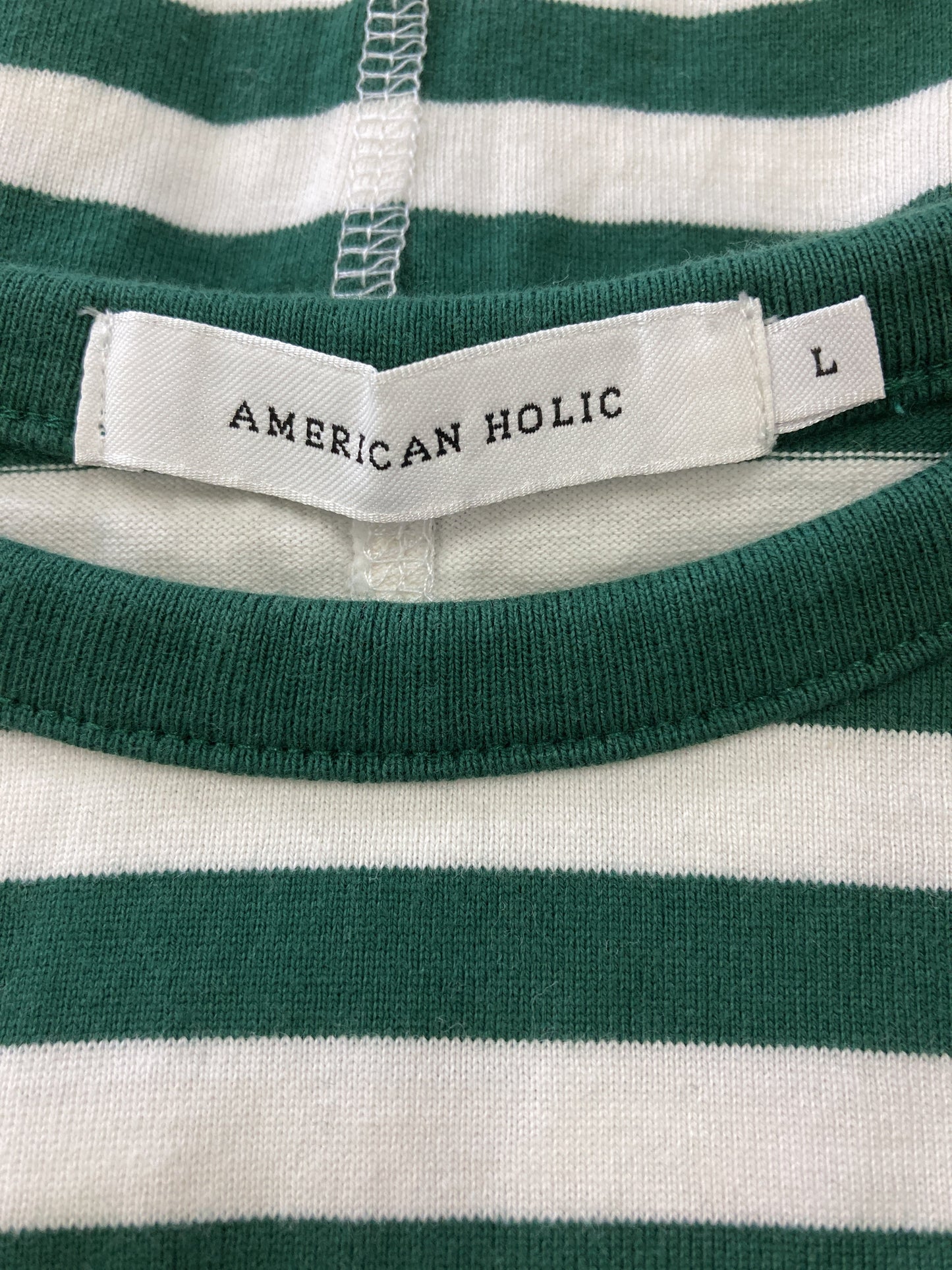 AMERICAN HOLIC/アメリカンホリック/Tシャツ/カットソー/トップス/グリーン/L