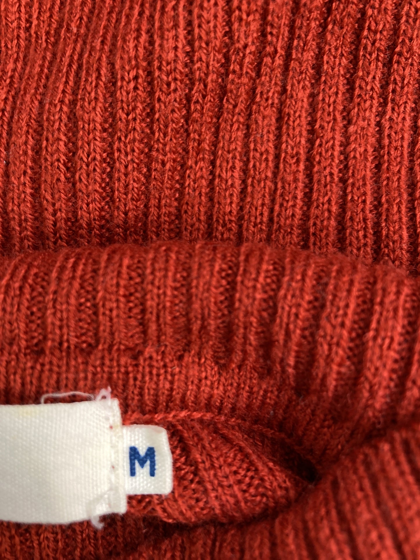 Samansa Mos2 blue/ニット/セーター/トップス/レッド/M