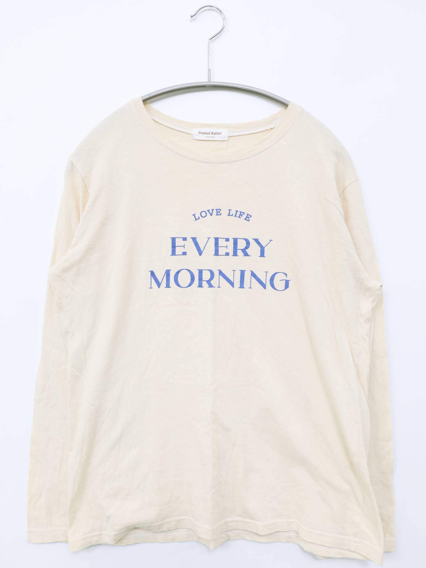Peanut Butter/Tシャツ/カットソー/トップス/アイボリー