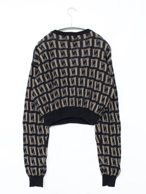 LAGUA GEM/ラグアジェム/ニット/セーター/トップス/ブラック/FREE