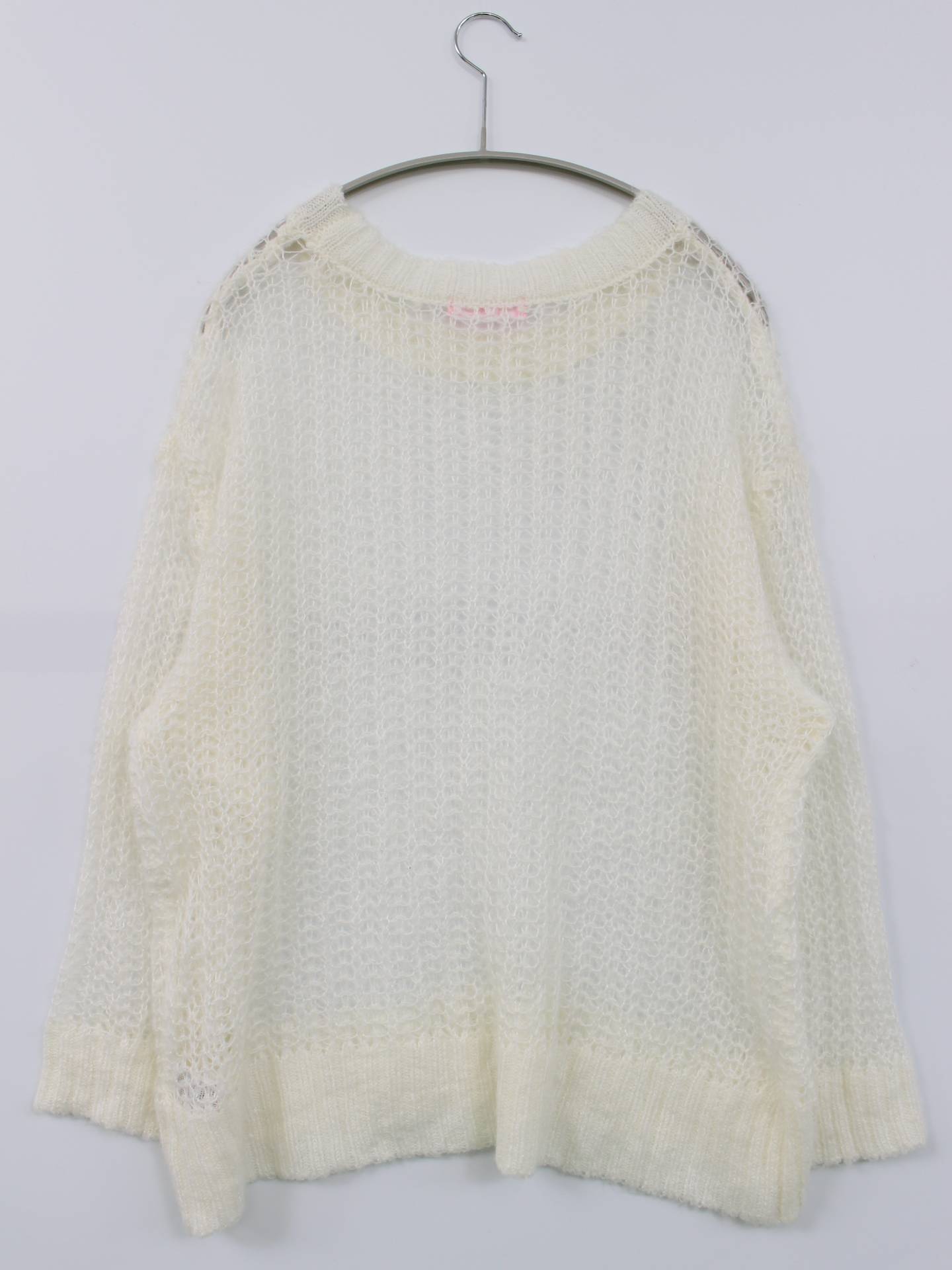 W♡C/ダブルシー/ニット/セーター/トップス/アイボリー/F