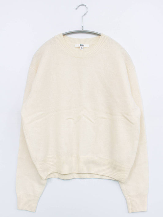 UNIQLO/ユニクロ/ニット/セーター/トップス/ホワイト/M