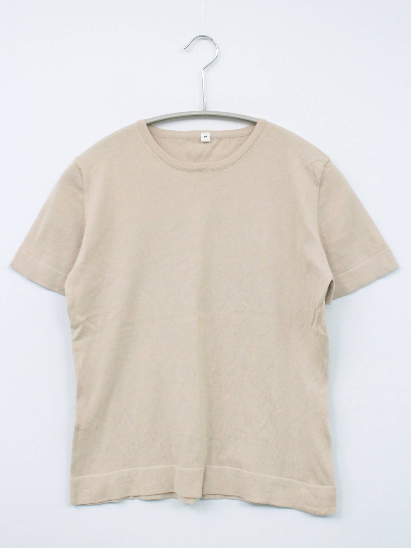 無印良品/Tシャツ/カットソー/トップス/ベージュ/M