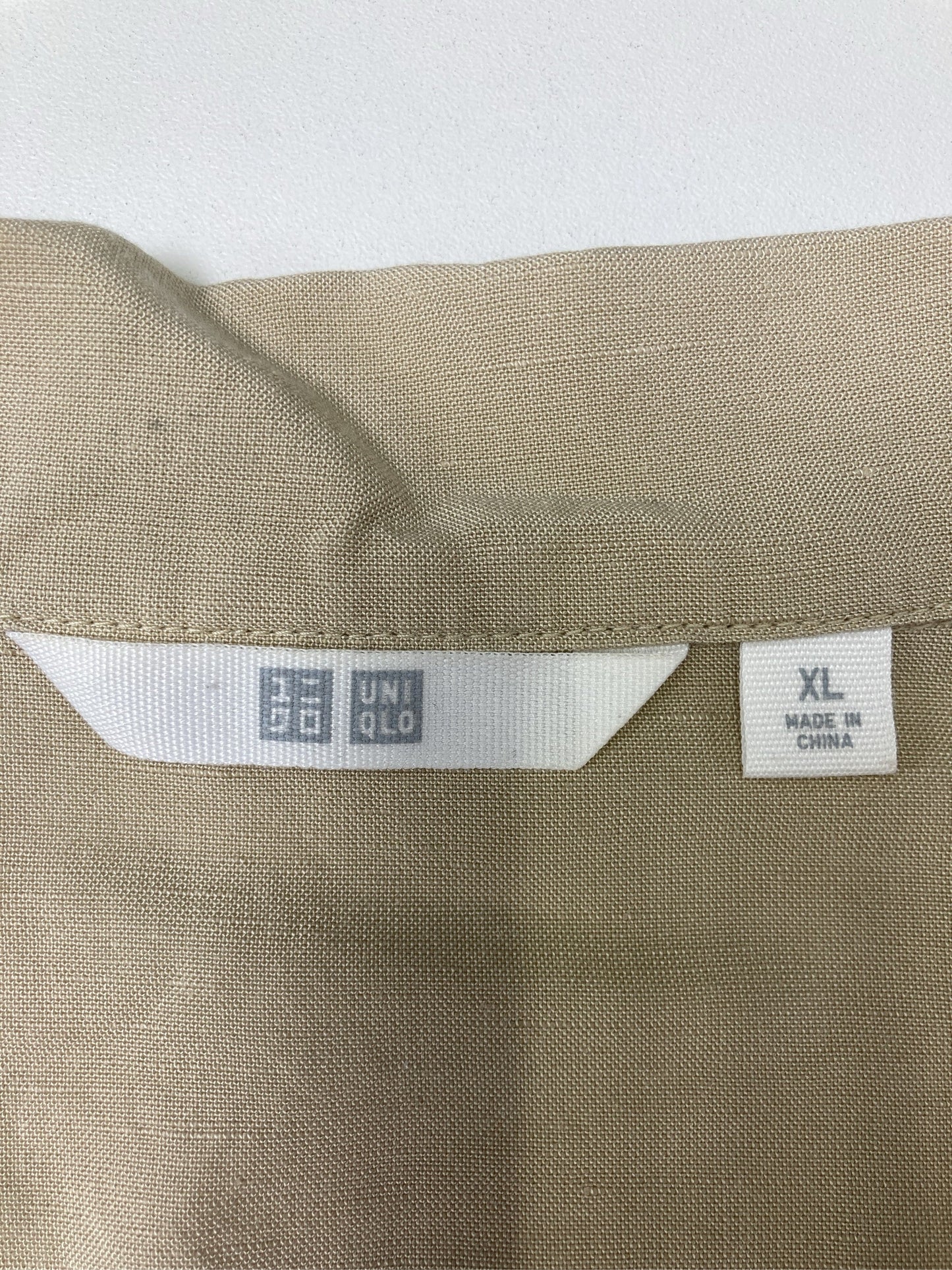 UNIQLO/ユニクロ/シャツ/ブラウス/トップス/ベージュ/XL