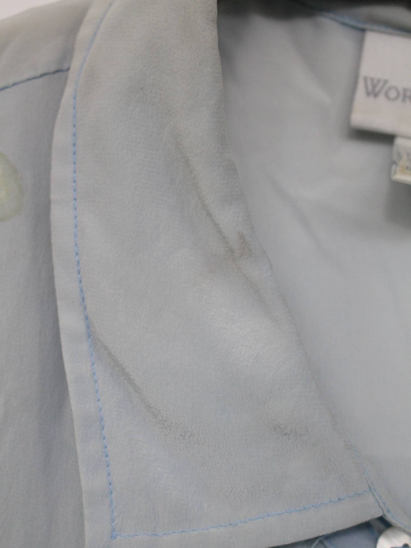 WORTHINGTON/シャツ/ブラウス/トップス/スカイブルー/18W