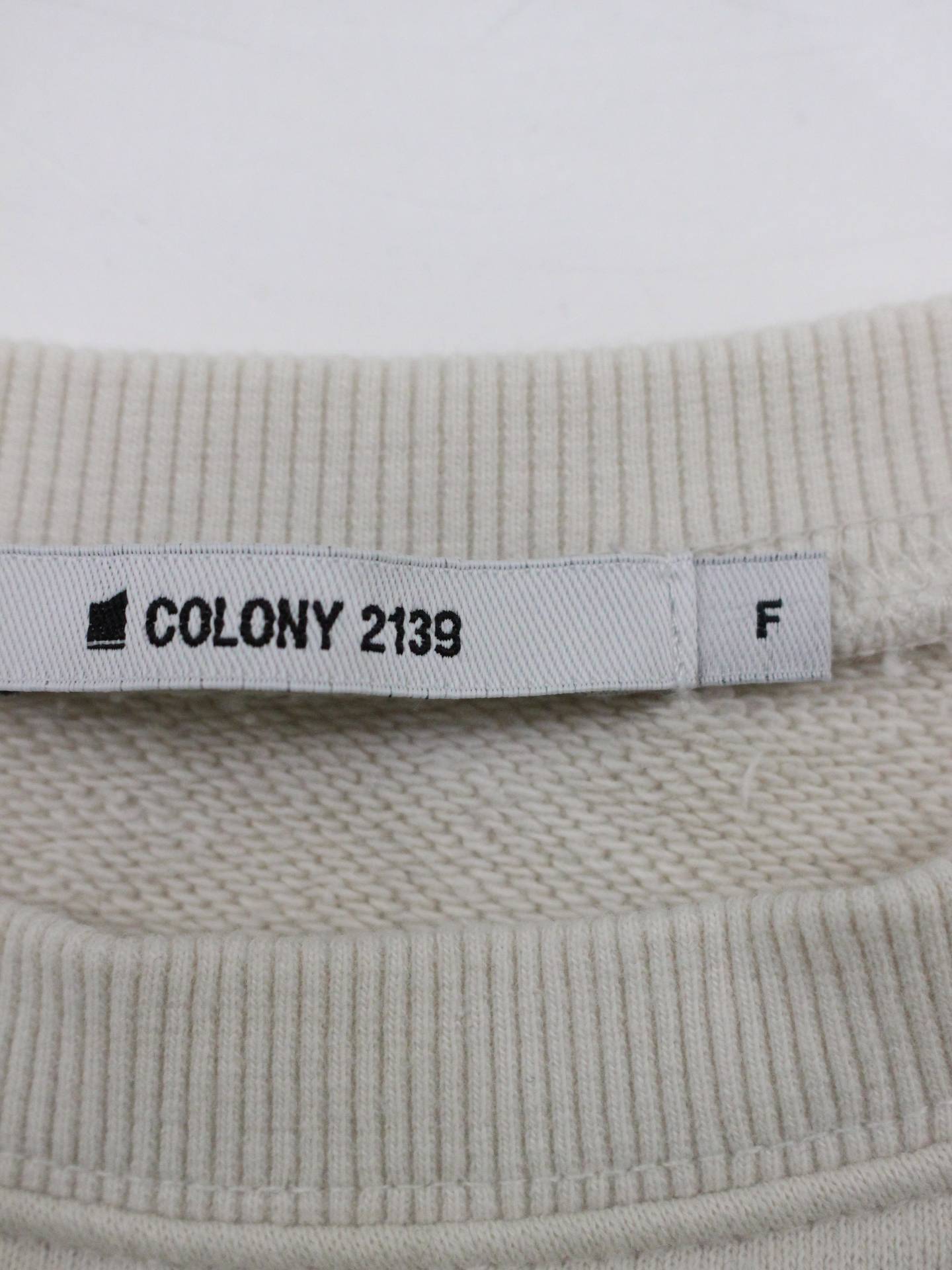 COLONY 2139/スウェット/トップス/ホワイト/F