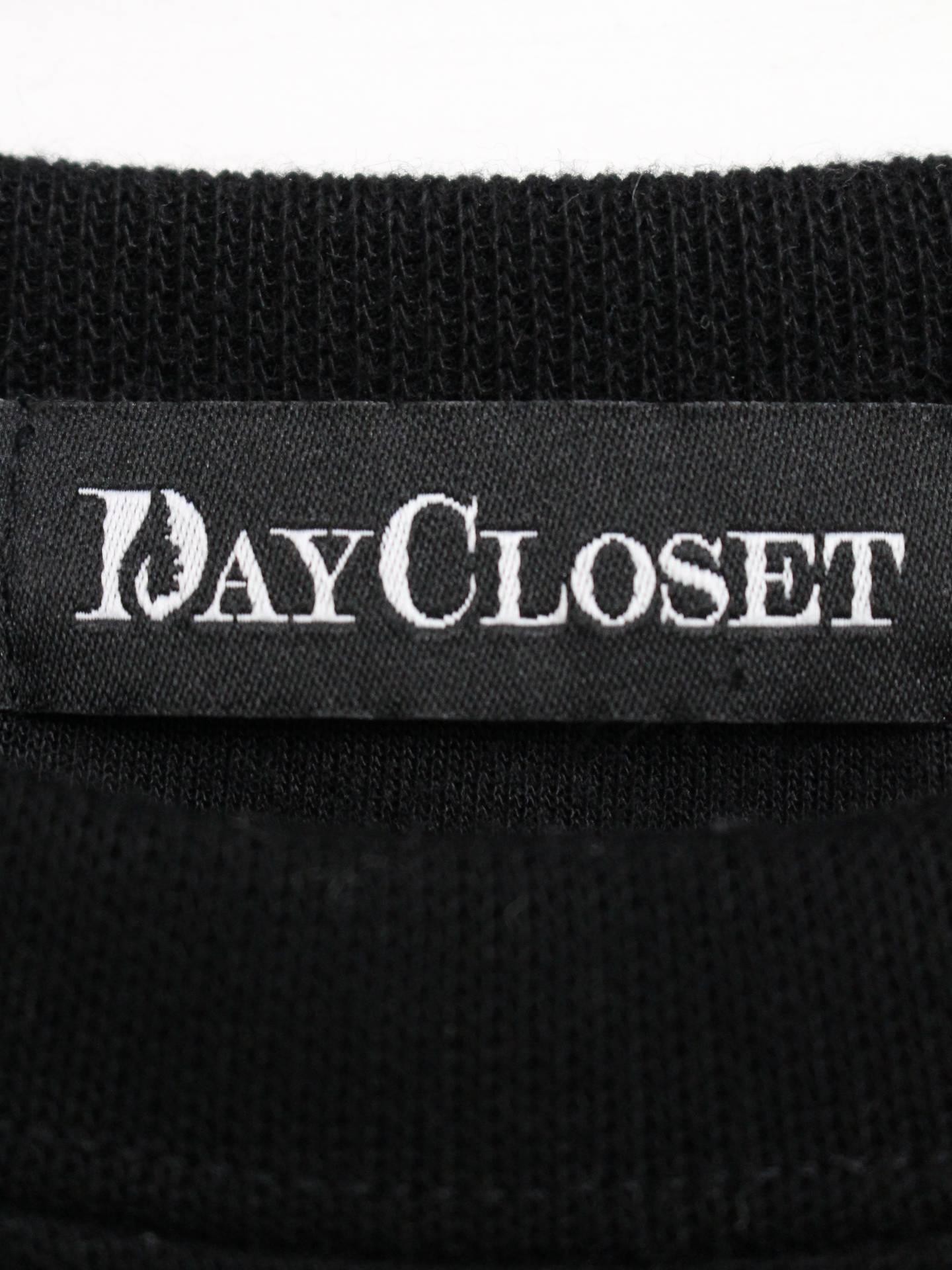 DAY CLOSET/スウェット/トップス/ブラック