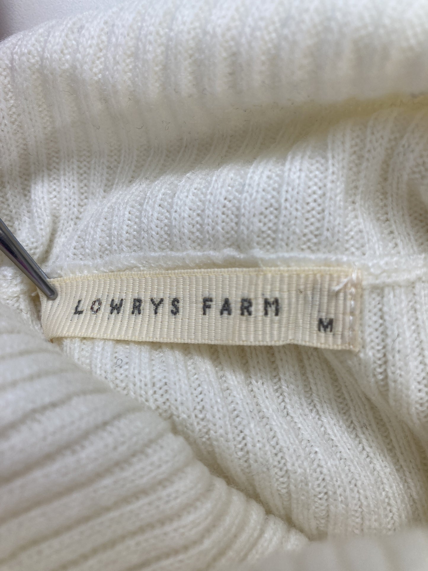 LOWRYS FARM/ローリーズファーム/ニット/セーター/トップス/ホワイト/M